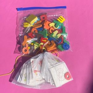 Kids abcs wood pieces